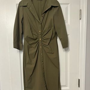 Zara green dress